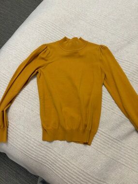 Everyday Crewneck Sweater in Mustard